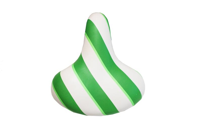 Product Image for Sadel Bred Grön/Vit Randig