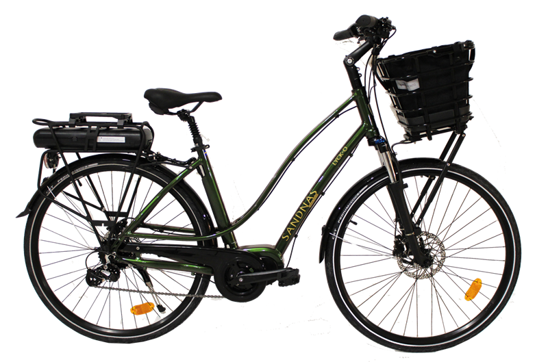 Product Image for Sandnäs Lyck-Ö Elcykel Center-Motor Nyhet Sunrise Green Nyhet 2024