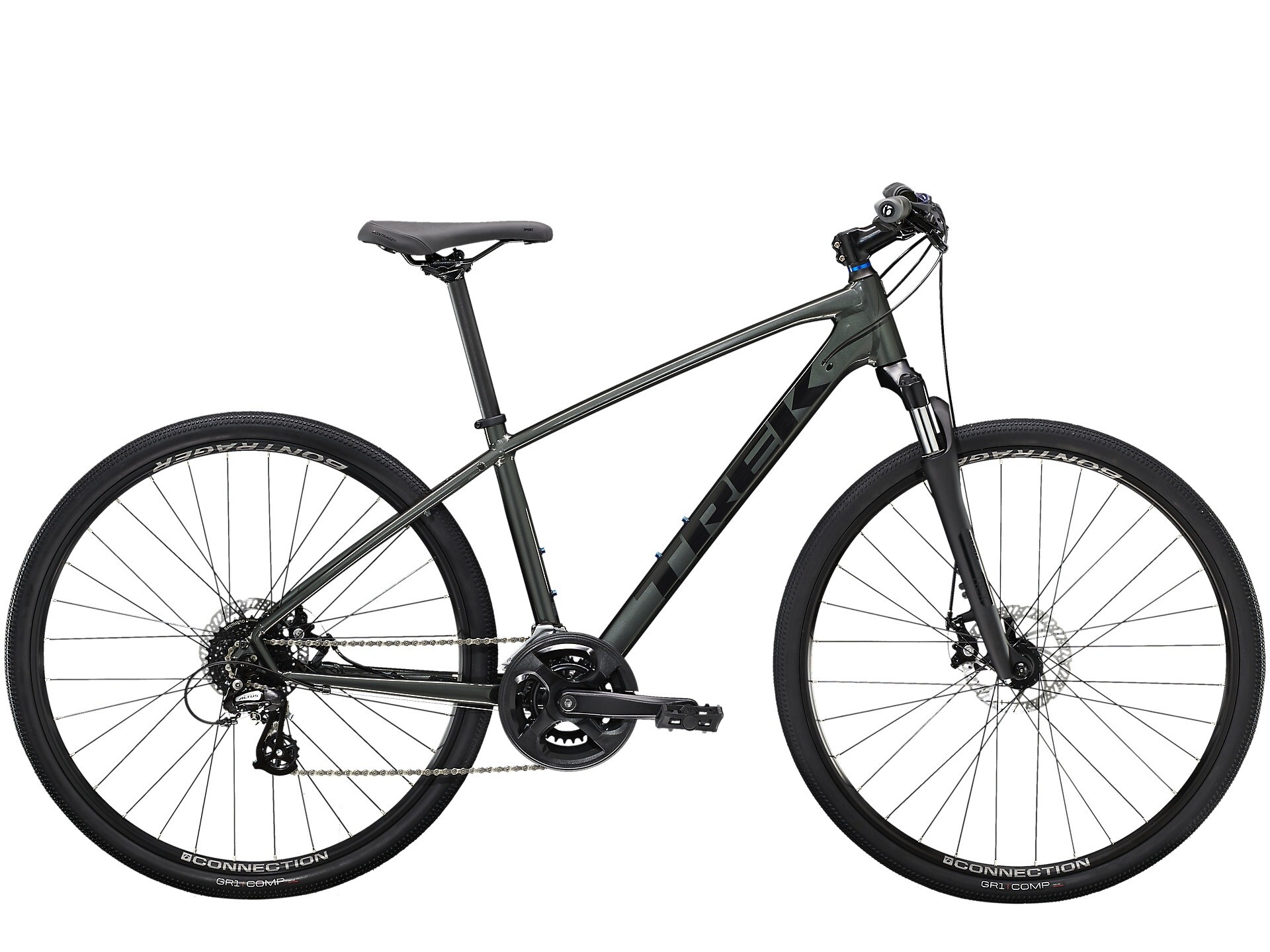 Trek Dual Sport 1 Gen 4 Mörk Grå