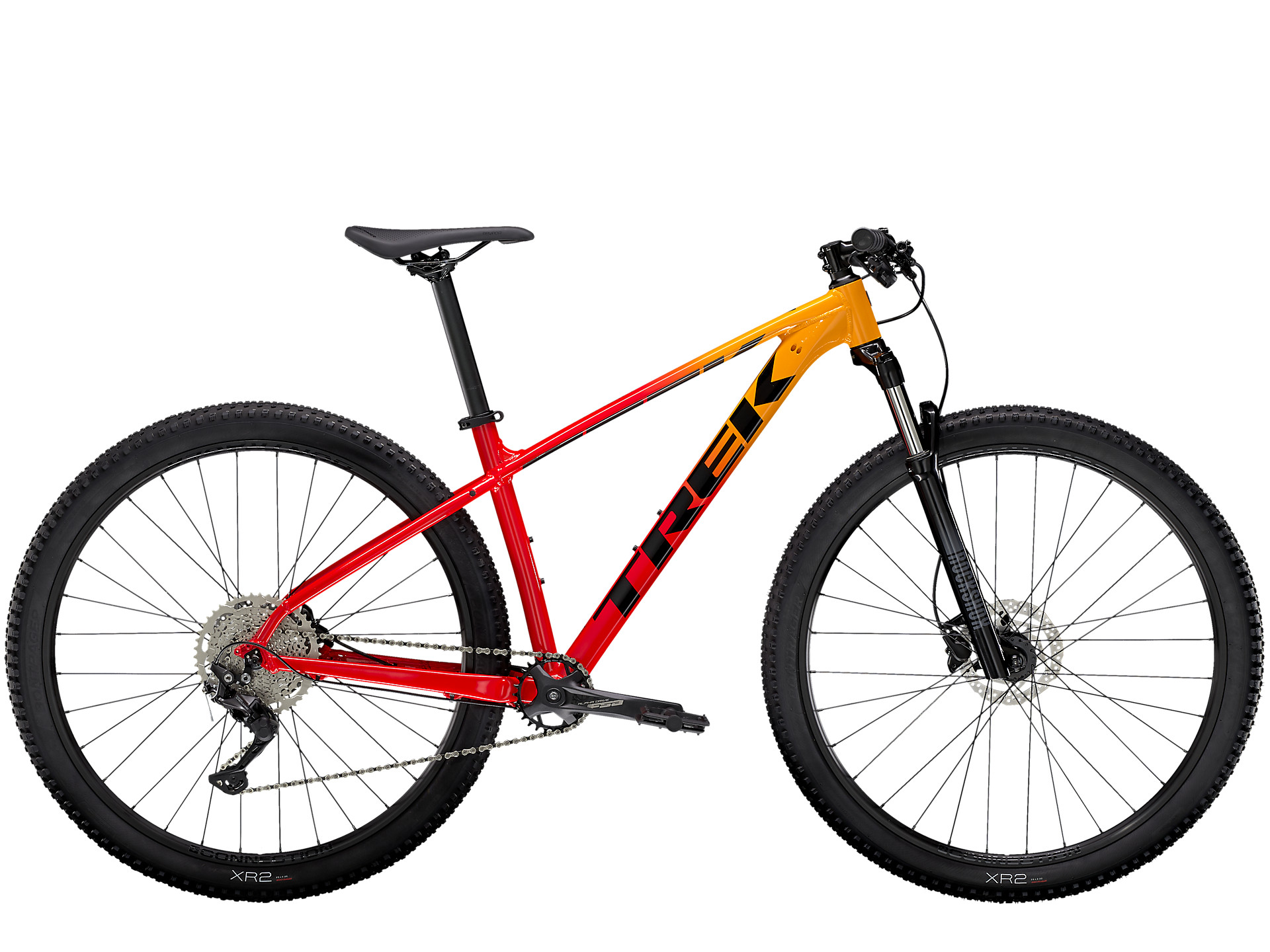 Trek Marlin 7 29"Hjul Marigold to Radioactive Red Fade Gen 2