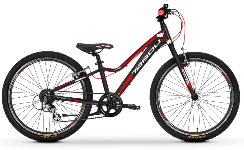 Tabou Poison 24" LITE svart/röd 7 vxl