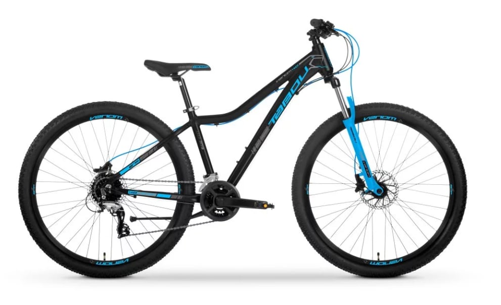Tabou Venom 4.0 27.5" Svart/Blå 16 vxl, Nyhet 2023