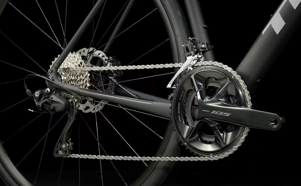 Trek Domane AL 5 Matt Svart