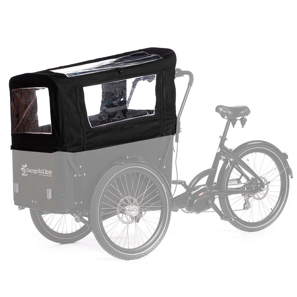 Cargobike Flex/Delight Kapell & båge paket 4-barn 