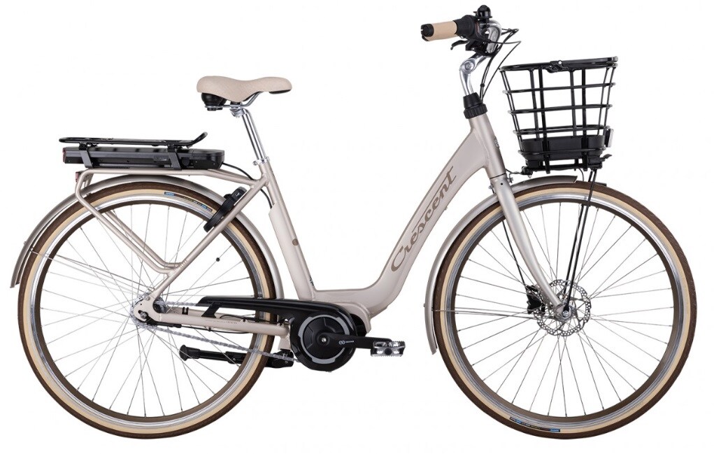 Crescent Elcykel Elora 7 vxl Centermotor Silver Pearl