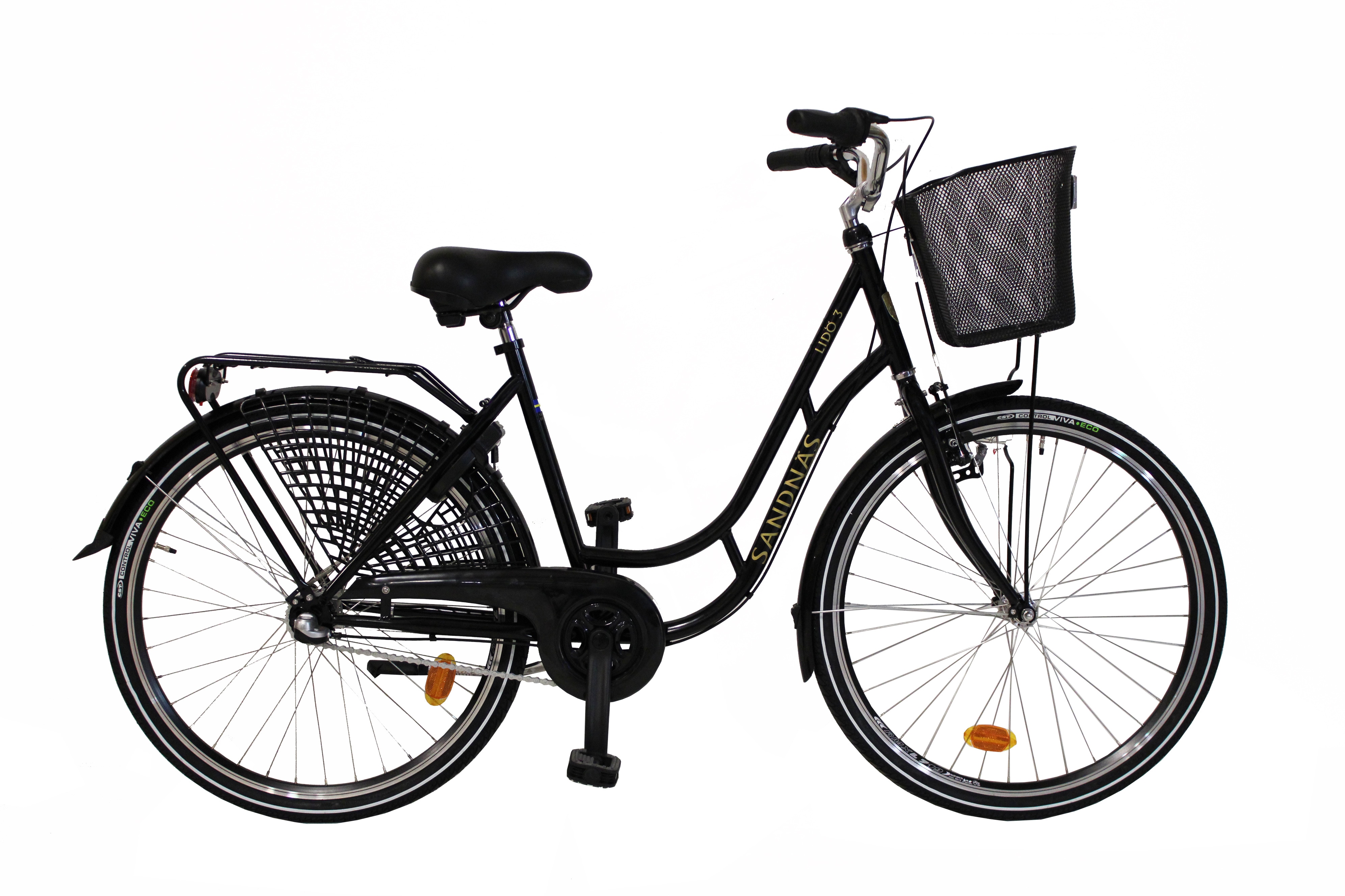 Sandnäs Lidö  26"Hjul  3 vxl svart